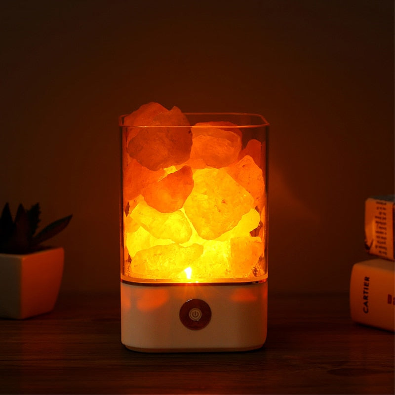 USB HIMALAYAN SALT LED LAMP