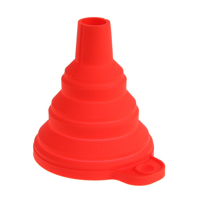 PORTABLE SILICONE FOLDABLE FUNNEL