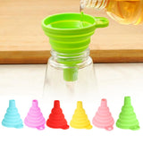 PORTABLE SILICONE FOLDABLE FUNNEL