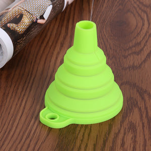 PORTABLE SILICONE FOLDABLE FUNNEL