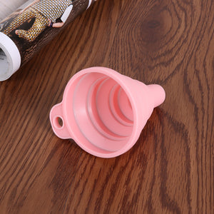 PORTABLE SILICONE FOLDABLE FUNNEL