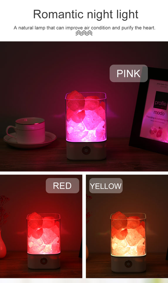 USB HIMALAYAN SALT LED LAMP